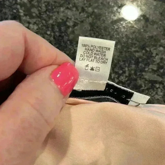 Rya Womens Lingerie Pale Pink S Cami & Shorties Delicate Lace Panels Pretty NWOT - Picture 7 of 11